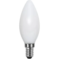 STAR TRADING LED-kertepære E14 2.700 K, opal, Ra90 4,7 W
