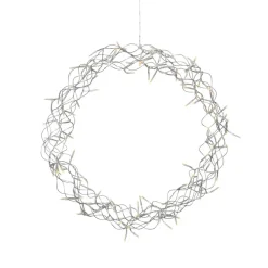 STAR TRADING LED-krans Curly, varmhvid, Ø 50 cm