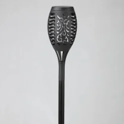 LED-lampe med jordspyd 33536-3, lygte, sort, sæt med 3 stk^Globo Best