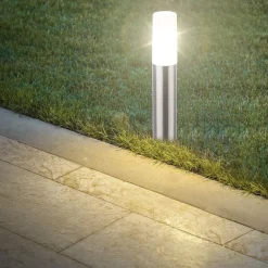 LED-lampe med jordspyd 3926032 12V 3x-udvidelse Stål Ø 4cm^Briloner