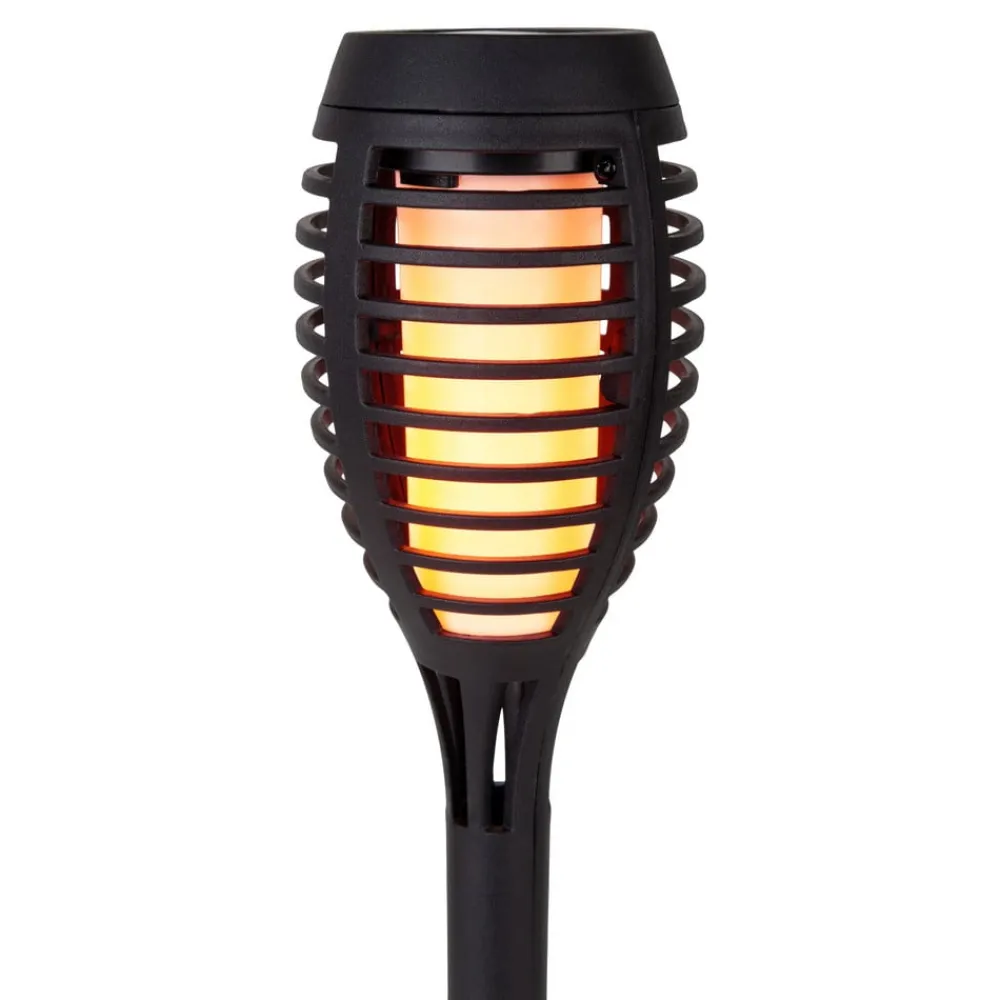 Näve LED-lampe med jordspyd FANILO, sort, 45 cm, 5 stk. IP44