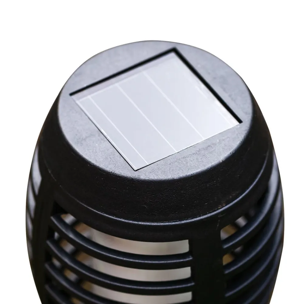 Näve LED-lampe med jordspyd FANILO, sort, 45 cm, 5 stk. IP44