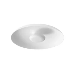 LED-loftlampe Basin_P, hvid, metal, Ø 48 cm^Linea Light Online