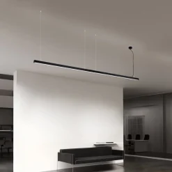 ORION Arbejdsrum/Kontor|Loftlamper>LED-loftlampe Bounce, sort, længde 113 cm, CCT, aluminium