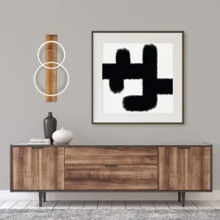 LED-loftlampe Boyal, brun, længde 78 cm, træ, 2 lyskilder.^EGLO Clearance