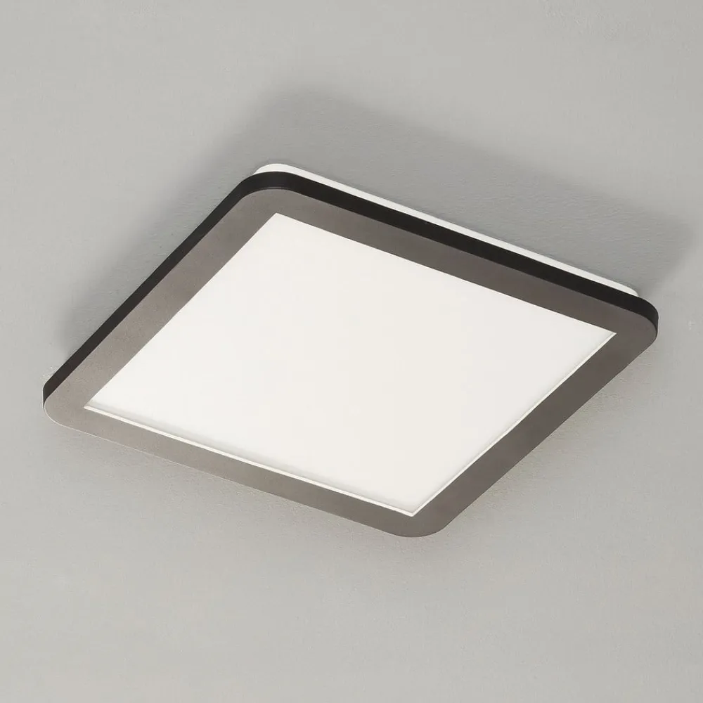 LED-loftlampe Camillus, kvadratisk, 30 cm^Reality Leuchten Online