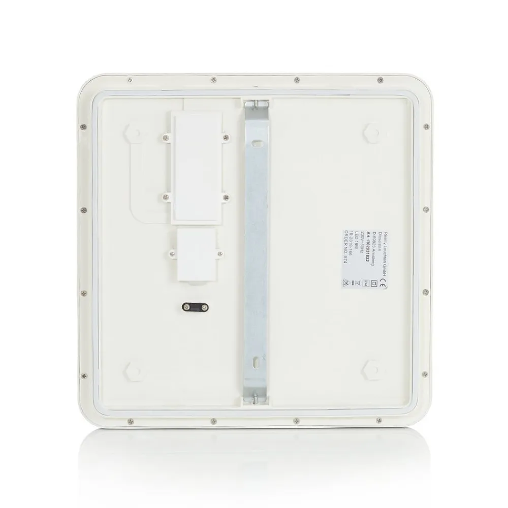 LED-loftlampe Camillus, kvadratisk, 30 cm^Reality Leuchten Online