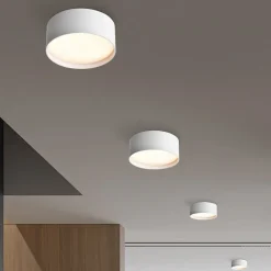 CMD Udendørs Loftlamper>LED-loftlampe 9194, Ø 15 cm, hvid, IP44, metal