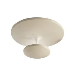 LED-loftlampe Conrad, sandfarvet, Ø 50 cm, metal, dæmpbar^Fabas Luce Hot