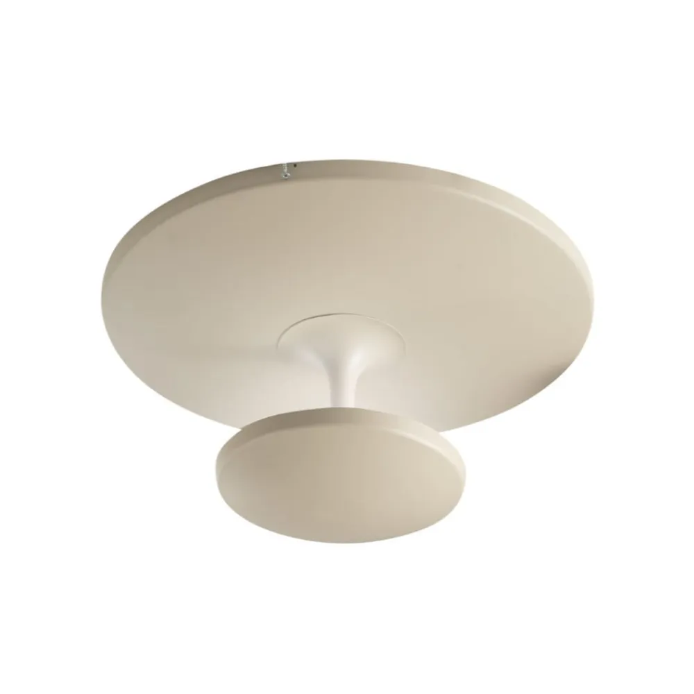LED-loftlampe Conrad, sandfarvet, Ø 50 cm, metal, dæmpbar^Fabas Luce Hot