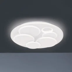 FISCHER & HONSEL Loftlamper|Loftlamper>LED-loftlampe Dots, hvid, Ø 50 cm, metal/akryl, CCT