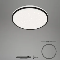 Børn Briloner Loftlamper|Loftlamper>LED-loftlampe Ivy Sky S, stjernedekoration, Ø 33 cm