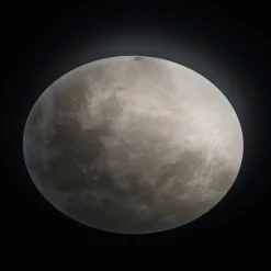 LED-loftlampe Lunar med fjernbetjening 60cm^Trio Lighting