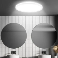 Briloner Loftlamper|Loftlamper>LED-loftlampe Move, sensor, Ø 42 cm, IP44, hvid, 4000K