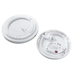 LED-loftlampe Pronto, rund, bevægelsessensor^Heitronic