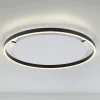 JUST LIGHT. GmbH Loftlamper>LED-loftlampe Ritus, Ø 58,5 cm, antracit
