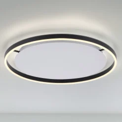 JUST LIGHT. GmbH Loftlamper>LED-loftlampe Ritus, Ø 58,5 cm, antracit