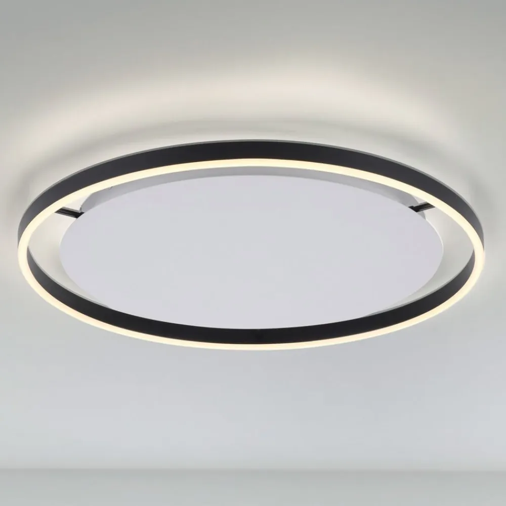 JUST LIGHT. GmbH Loftlamper>LED-loftlampe Ritus, Ø 58,5 cm, antracit