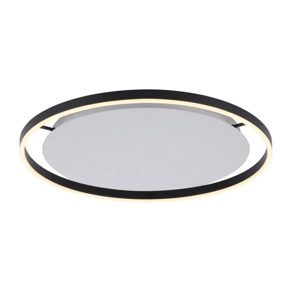 JUST LIGHT. GmbH Loftlamper>LED-loftlampe Ritus, Ø 58,5 cm, antracit