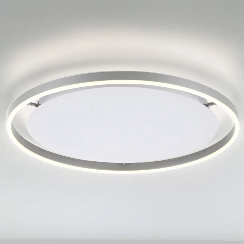 JUST LIGHT. GmbH LED-loftlampe Ritus, Ø 58,5 cm, aluminium