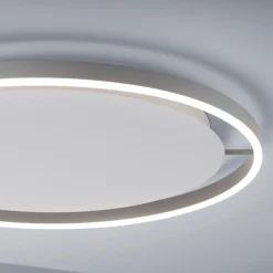 JUST LIGHT. GmbH LED-loftlampe Ritus, Ø 58,5 cm, aluminium