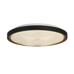 LED-loftlampe Satellite sort Ø 42cm stål fjernbetjening^Searchlight Clearance