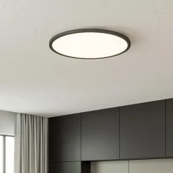 LED-loftlampe Tuco CCT, dæmpbar, sort Ø 50 cm^Brilliant Discount