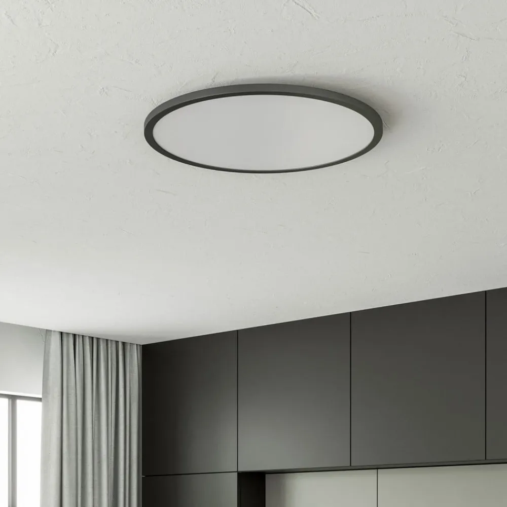 LED-loftlampe Tuco CCT, dæmpbar, sort Ø 50 cm^Brilliant Discount