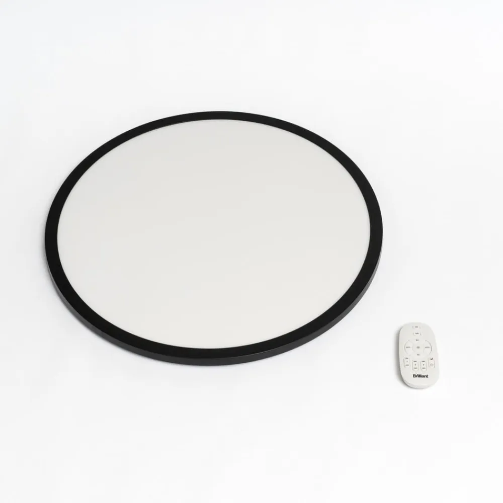 LED-loftlampe Tuco CCT, dæmpbar, sort Ø 50 cm^Brilliant Discount