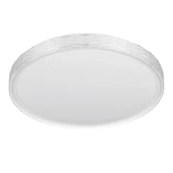 Børn Reality Leuchten Loftlamper|Loftlamper>LED-loftlampe Varda, hvid, Ø 39 cm, fjernbetjening