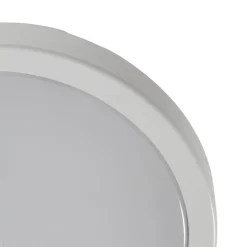 LED-loftlampe Vera, hvid, plast, Ø 22 cm, IP65^Milagro Lighting New