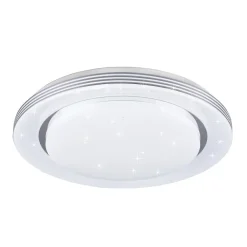 Børn Reality Leuchten LED-loftslampe Atria, Ø 48 cm, hvid, plast, CCT