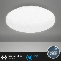 Børn Briloner LED-loftslampe Case IP44 starry sky 840 Ø 28cm