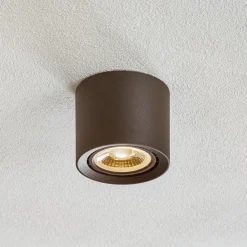 Lucide LED-loftslampe Fedler dæmpet til varm, sort