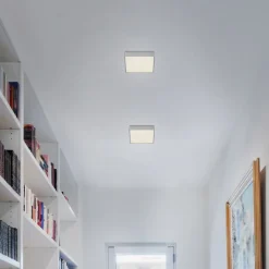 Børn Briloner Loftlamper>LED-loftslampe Flame Star, 15,7 x 15,7 cm sølv