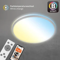 Briloner LED-loftslampe Ivy S, dæmpbar, CCT, Ø 49 cm