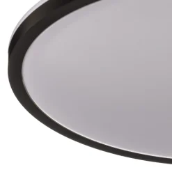 LED-loftslampe Lana, baggrundsbelyst effekt Ø28 sort^Briloner Outlet