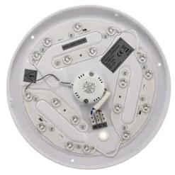 LED-loftslampe Lana, baggrundsbelyst effekt Ø28 sort^Briloner Outlet