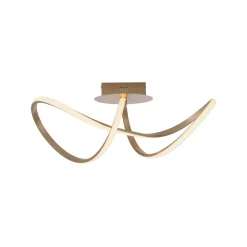 LED-loftslampe Maria, dæmpbar, messing^JUST LIGHT. GmbH Online