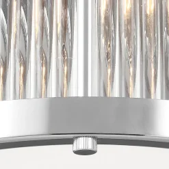 FEISS Loftlamper>LED-loftslampe Paulson IP44 krom Ø 27,9 cm