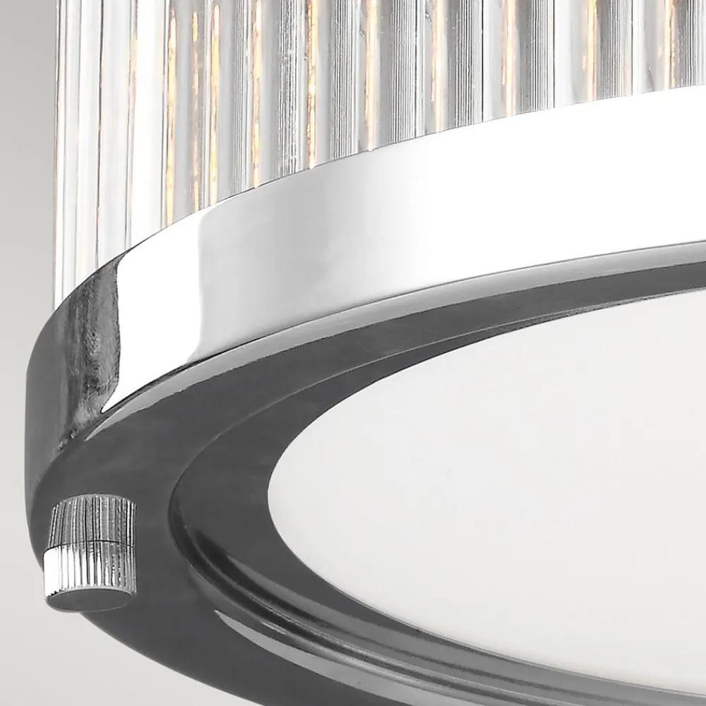 FEISS Loftlamper>LED-loftslampe Paulson IP44 krom Ø 27,9 cm