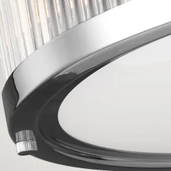 FEISS LED-loftslampe Paulson IP44 krom Ø 38,1 cm