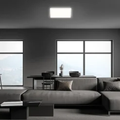 Briloner LED-loftslampe Slank, kantet 29,3 x 29,3 cm