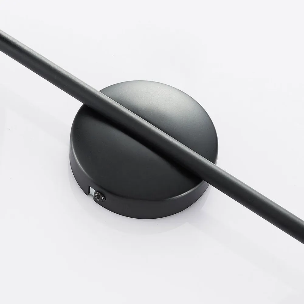 LED-loftspot Camille, sort, to lyskilder^Lindby Best