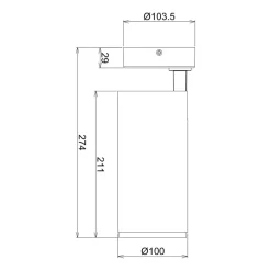 LED-loftspot Lucea, justerbar, 30 W hvid^Deko-Light Sale