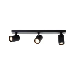 Brilliant LED-loftspot Marty, længde 53 cm, sandsort, 3-lys.