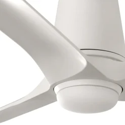 FARO BARCELONA LED-loftventilator Hey, hvid, DC, støjsvag, Ø 90 cm, CCT