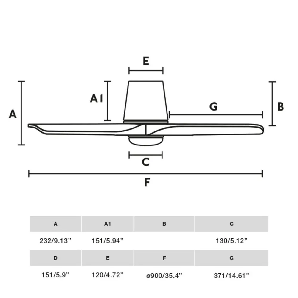FARO BARCELONA Loftventilatorer>LED-loftventilator Heywood S, DC, støjsvag, Ø 90 cm, CCT