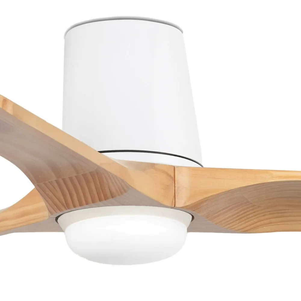 FARO BARCELONA Loftventilatorer>LED-loftventilator Heywood S, DC, støjsvag, Ø 90 cm, CCT