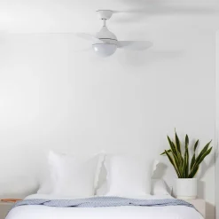 FARO BARCELONA LED-loftventilator Hvar, CCT, dæmpbar